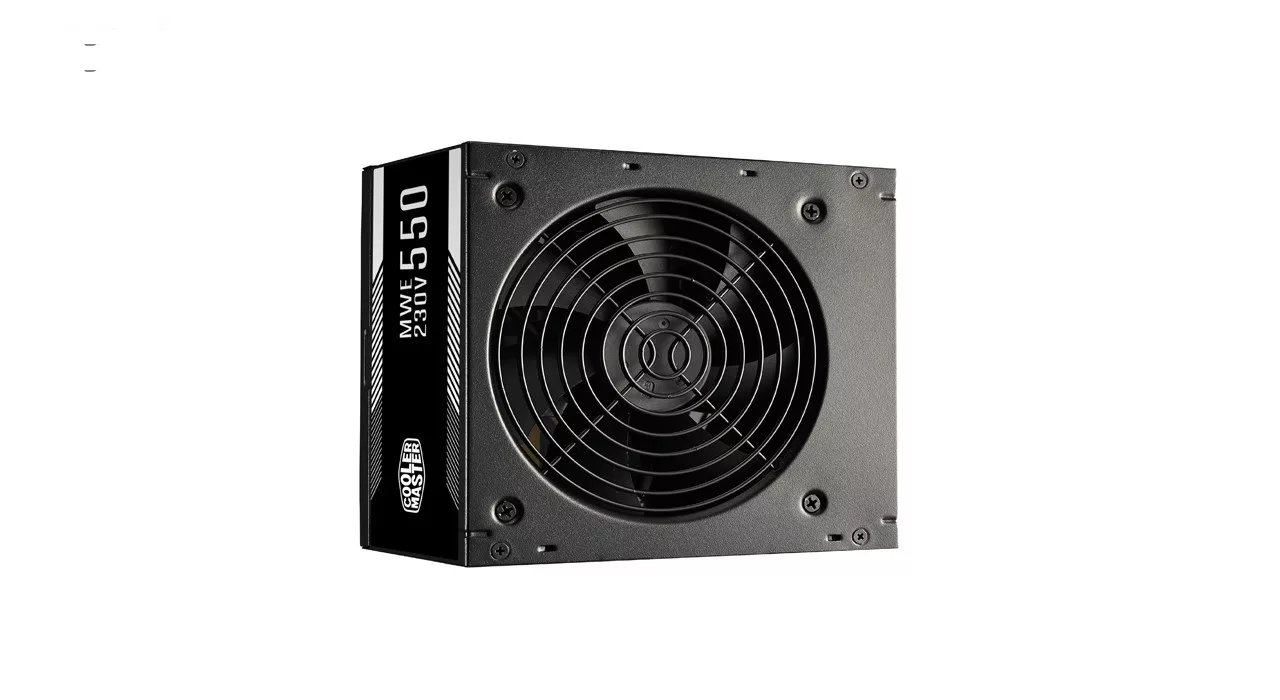 منبع تغذیه کامپیوتر کولر مستر مدل MWE white 550