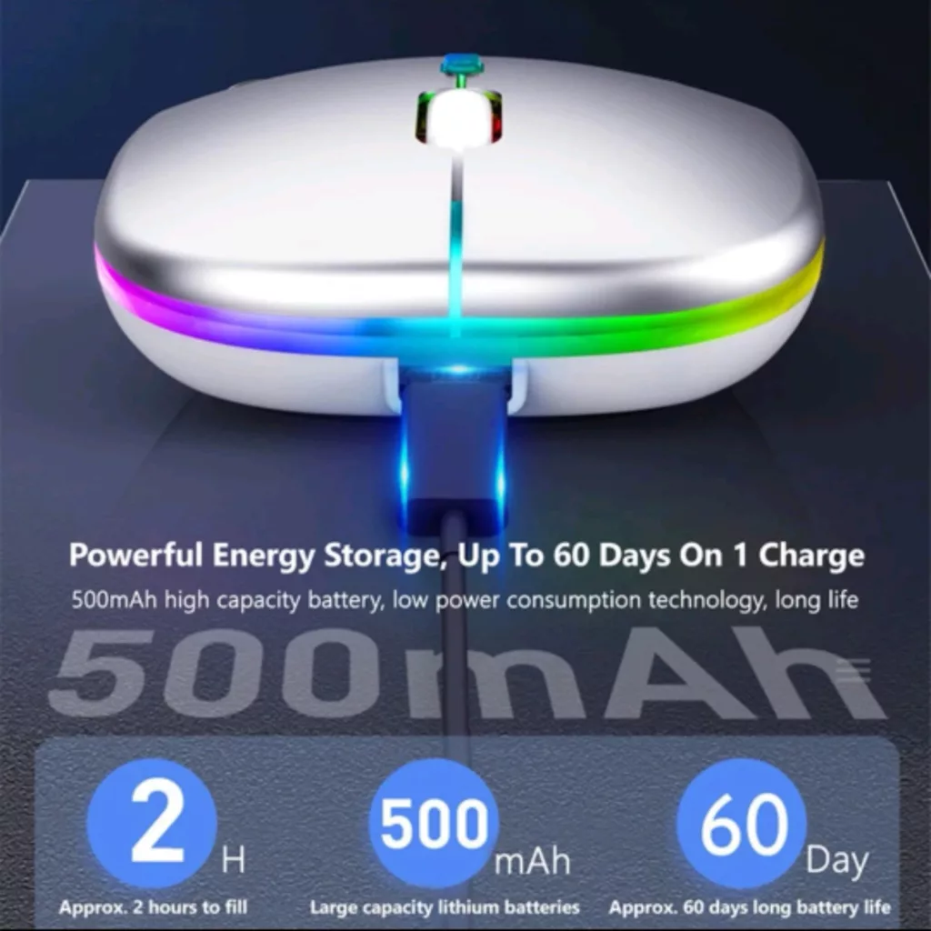 ماوس بی سیم مدل Silent RGB