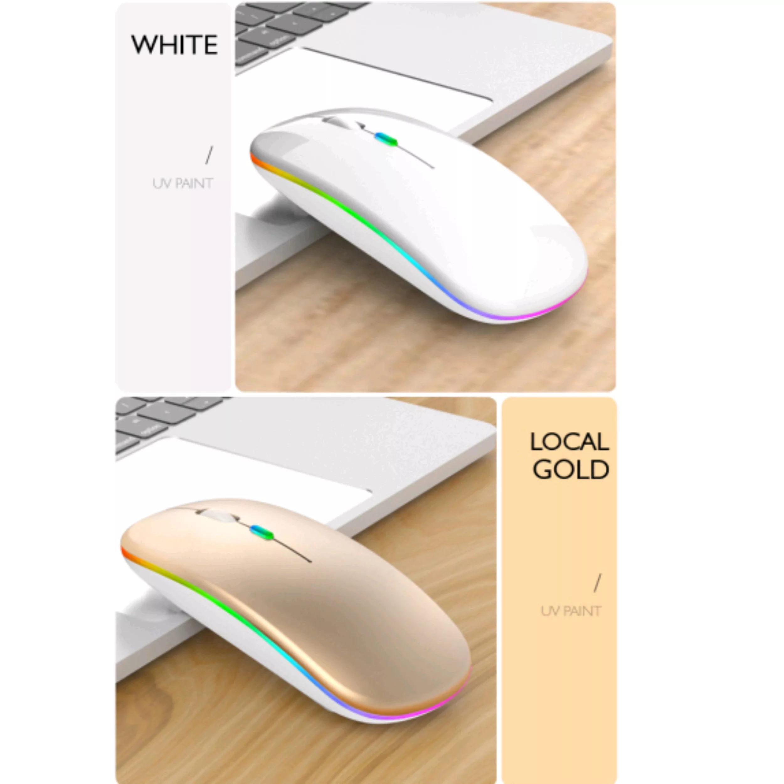 ماوس بی سیم مدل Silent RGB