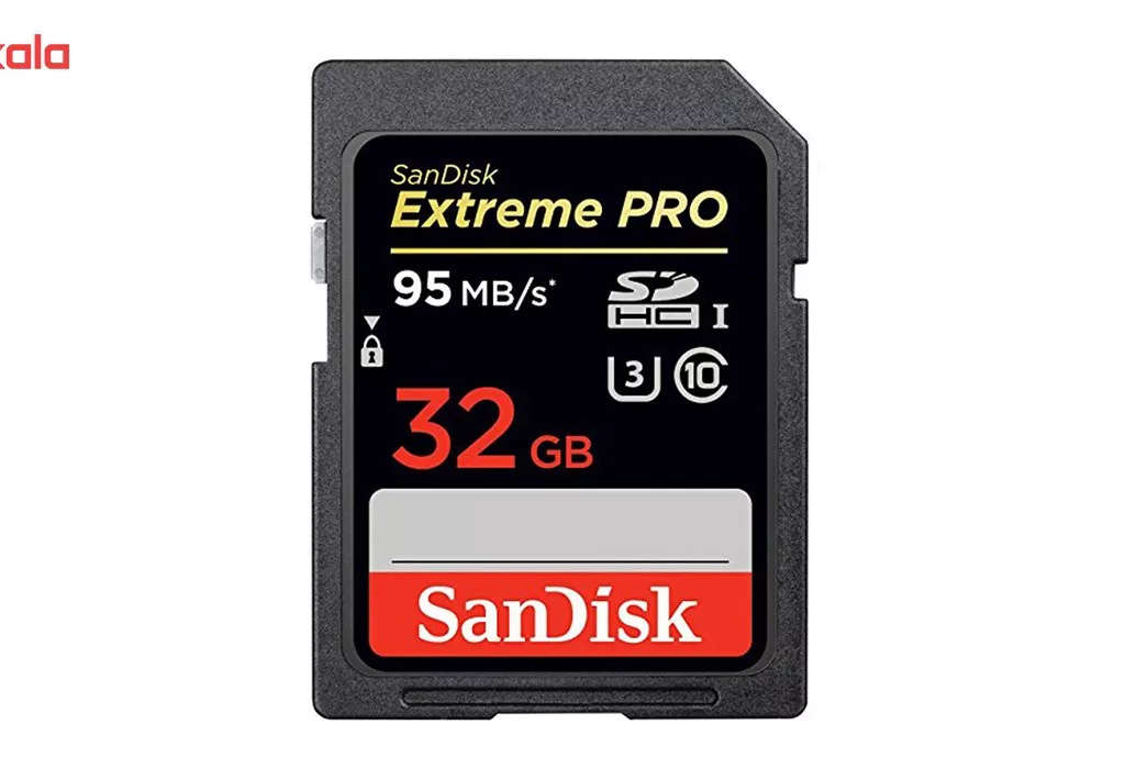 کارت حافظه SDHC سن دیسک مدل Extreme Pro استاندارد UHS-I U3 کلاس 10 سرعت 95MBps ظرفیت 32 گیگابایت