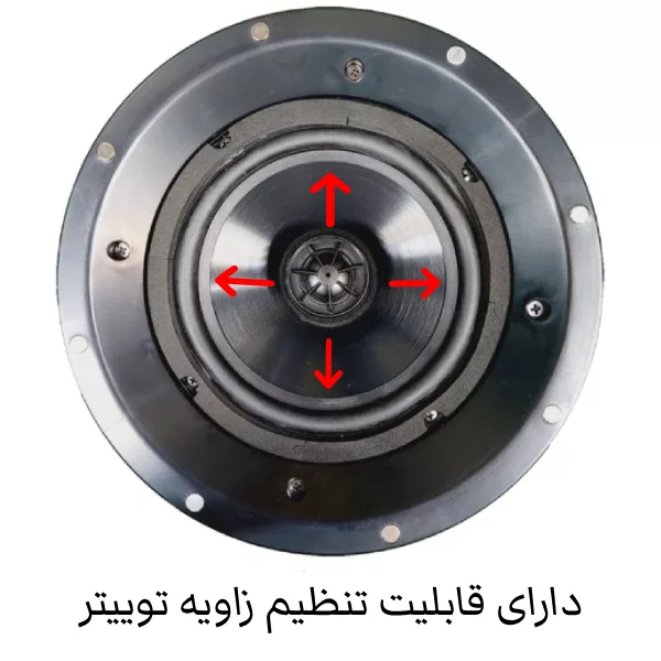 اسپیکر سقفی اپ پرو مدل 20S480 به همراه آمپلی فایر
