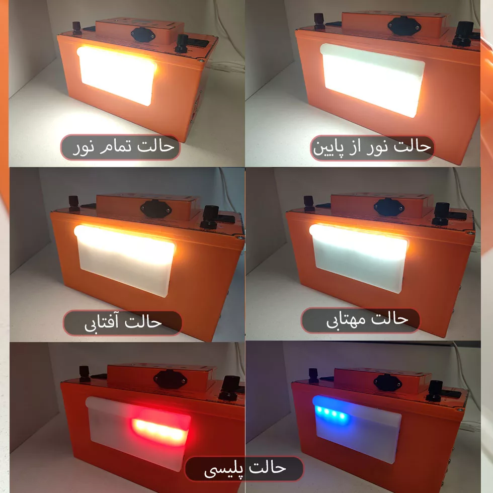 پاوربانک مدل مولتی 500W کمپینگ 12v-220v ظرفیت 50000 میلی آمپر ساعت