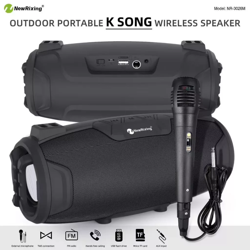 اسپیکر بلوتوثی قابل حمل نیوریکسینگ مدل NR-3026M