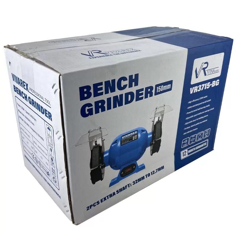 سنگ رومیزی 150 میلیمتری 375 وات ویوارکس مدل VR3715-BG