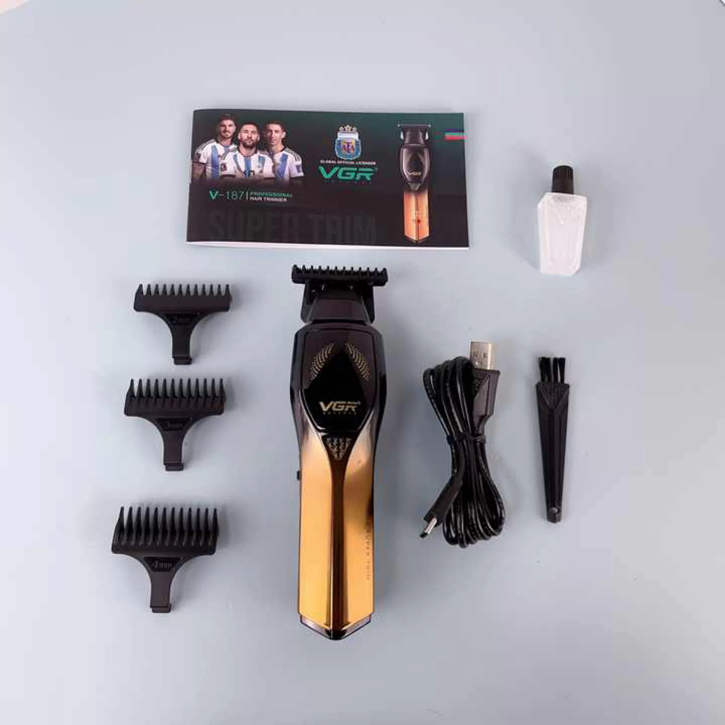 ماشین اصلاح موی سر و صورت وی جی ار مدل v-187