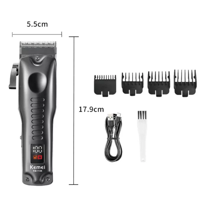 ماشین اصلاح موی سر و صورت شارژی کیمی مدل KM-1136