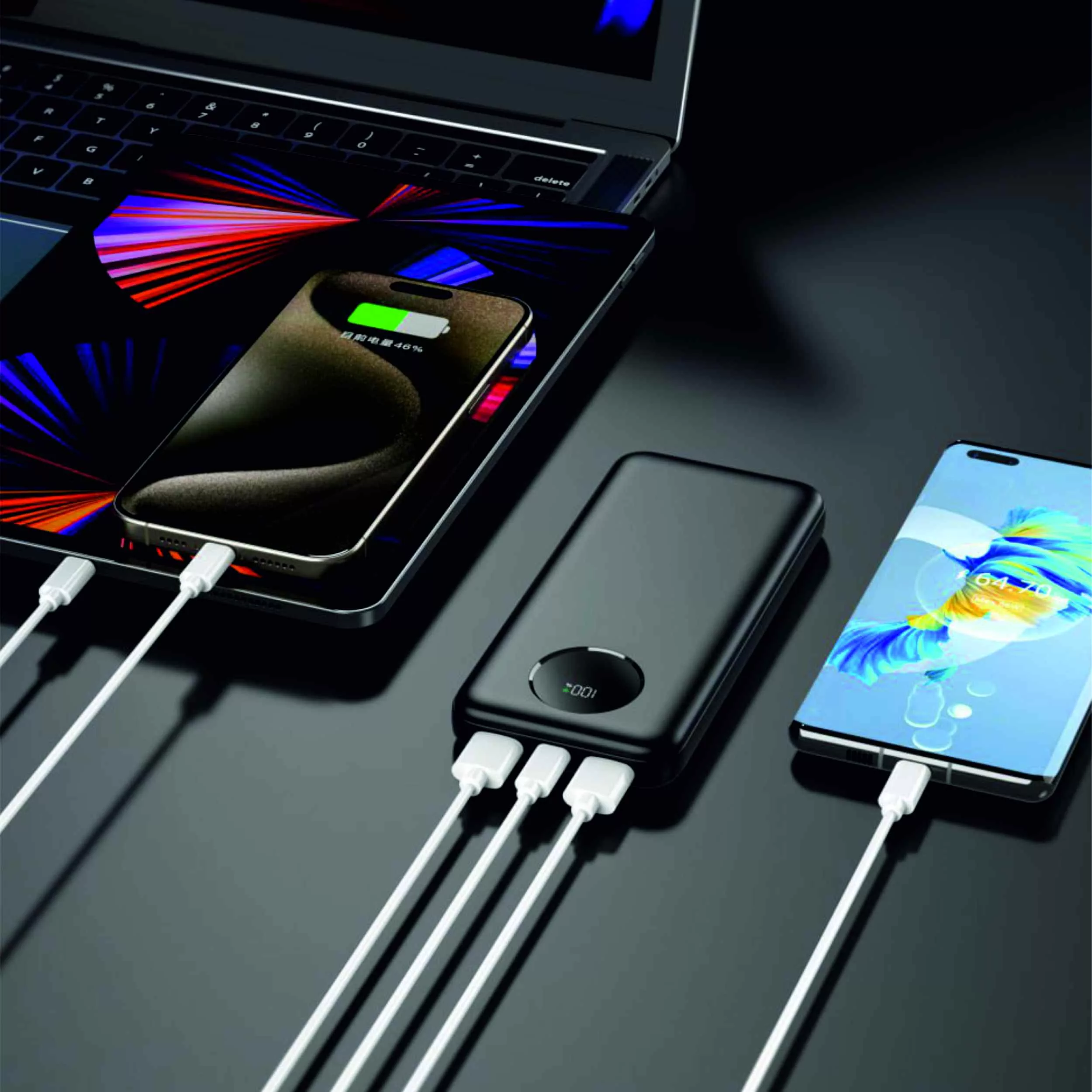 پاوربانک لاموکس مدل AD-P21 ظرفیت 10000 میلیآمپرساعت