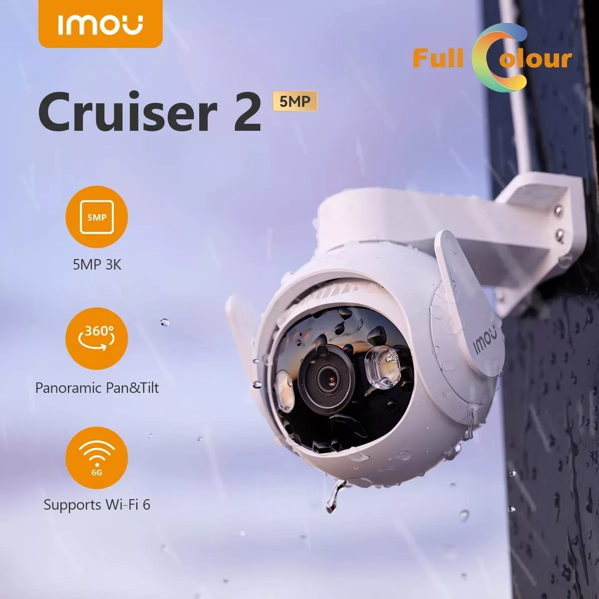 دوربین مداربسته تحت شبکه آیمو مدل Cruiser2 5MP/3K