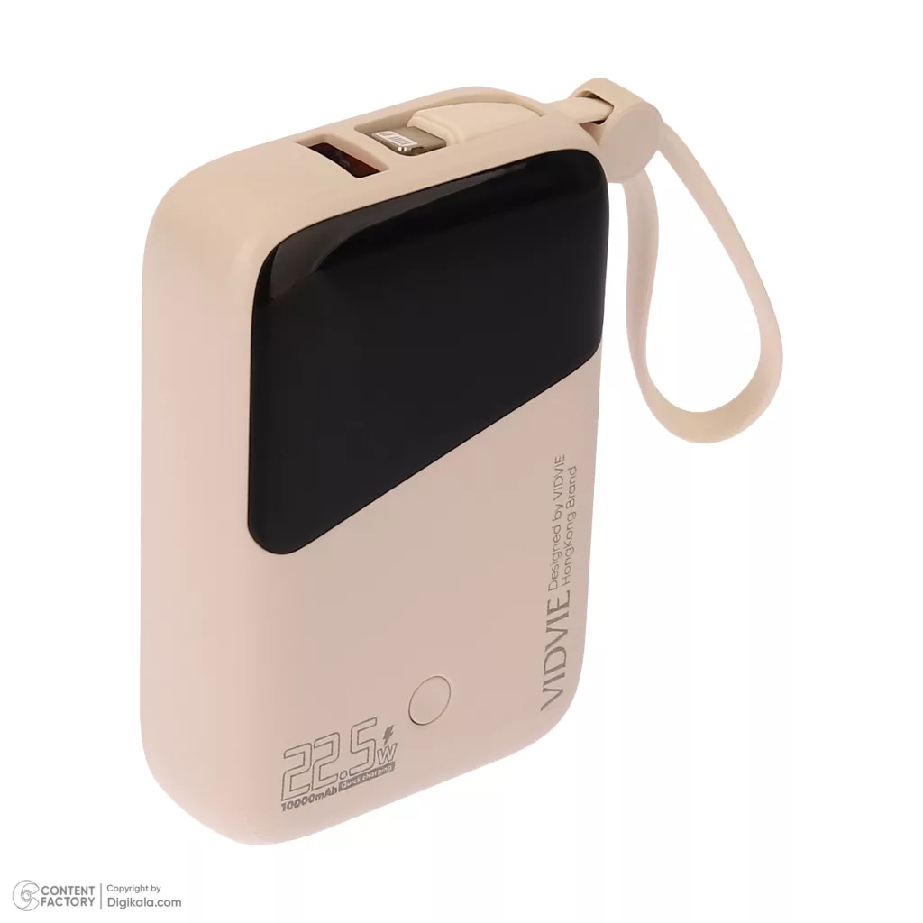 پاوربانک ویدوی مدل PB7011 ظرفیت 10000 میلی آمپر ساعت