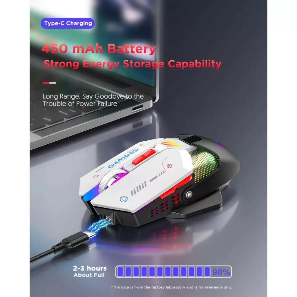 ماوس بی سیم مخصوص بازی ام کی ای اس پی ان مدل W19