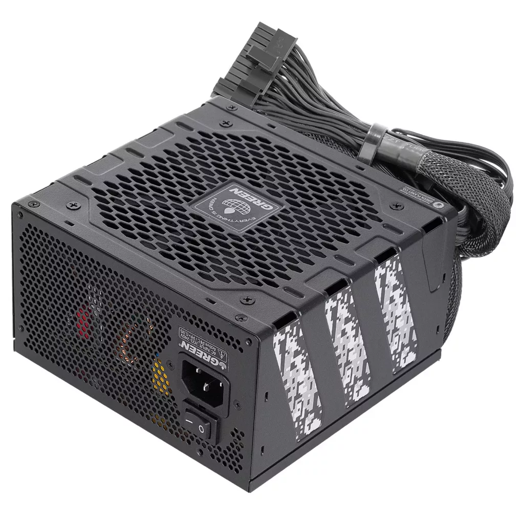 منبع تغذیه کامپیوتر 800W وات گرین مدل GP800A-GED V3.1 (ATX 3.1)