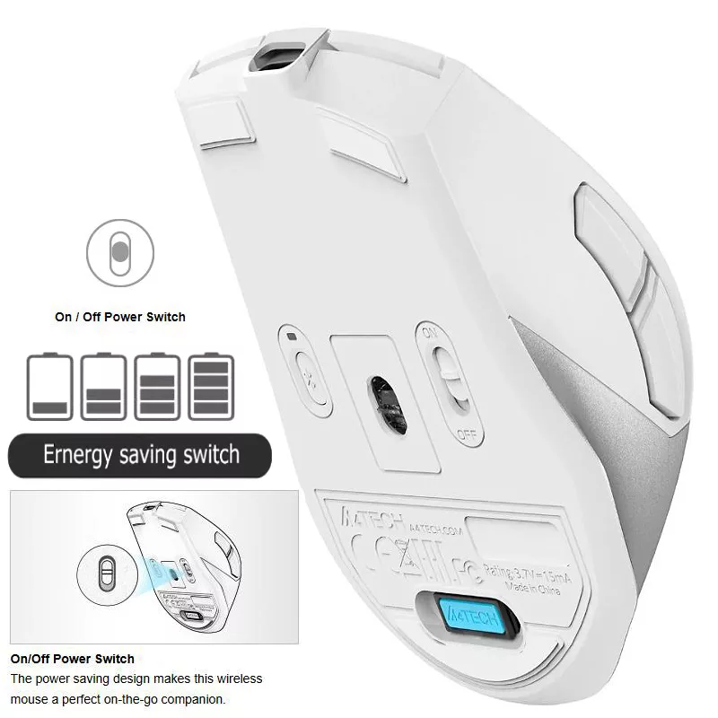 ماوس بی سیم ای فورتک مدل F_B_45_CS_AIR_SILENT