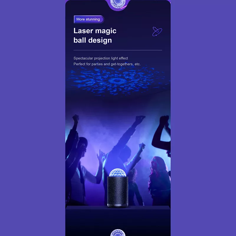 اسپیکر بلوتوثی قابل حمل جوی روم مدل JR-MSO1