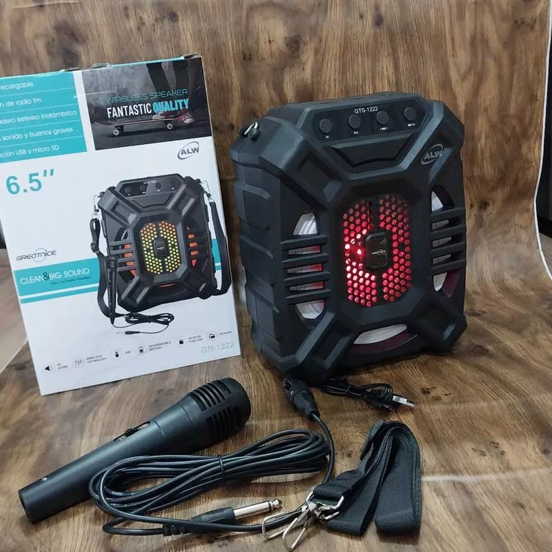 اسپیکر بلوتوثی قابل حمل ای ال دبلیو  مدل GTS-1222