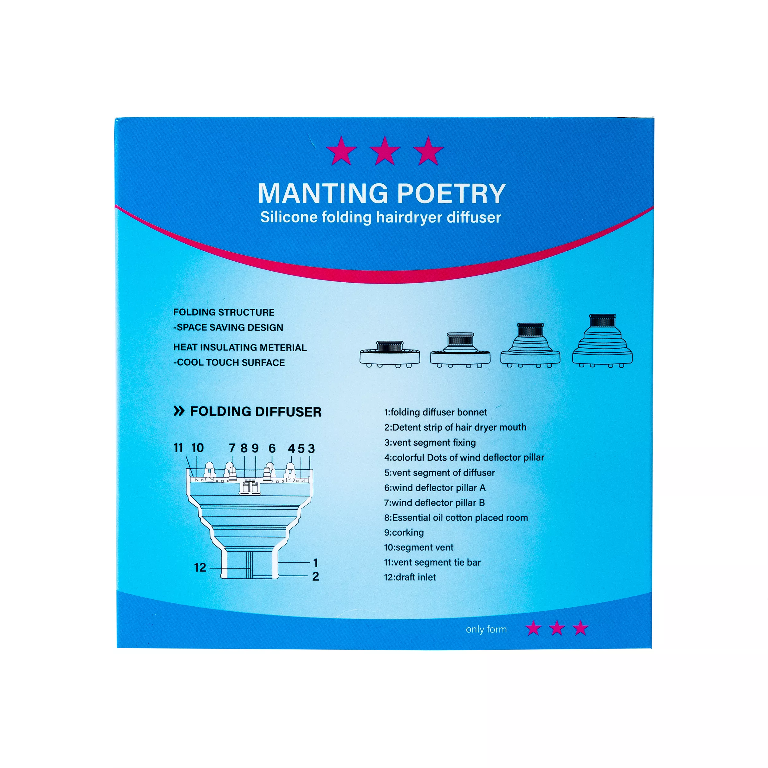 دیسپانسر سشوار مدل ژله ای تاشو