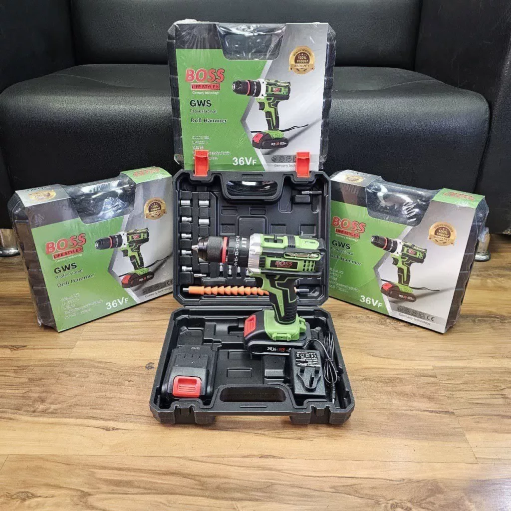 مجموعه 27 عددی دریل چکشی باس مدل 36V