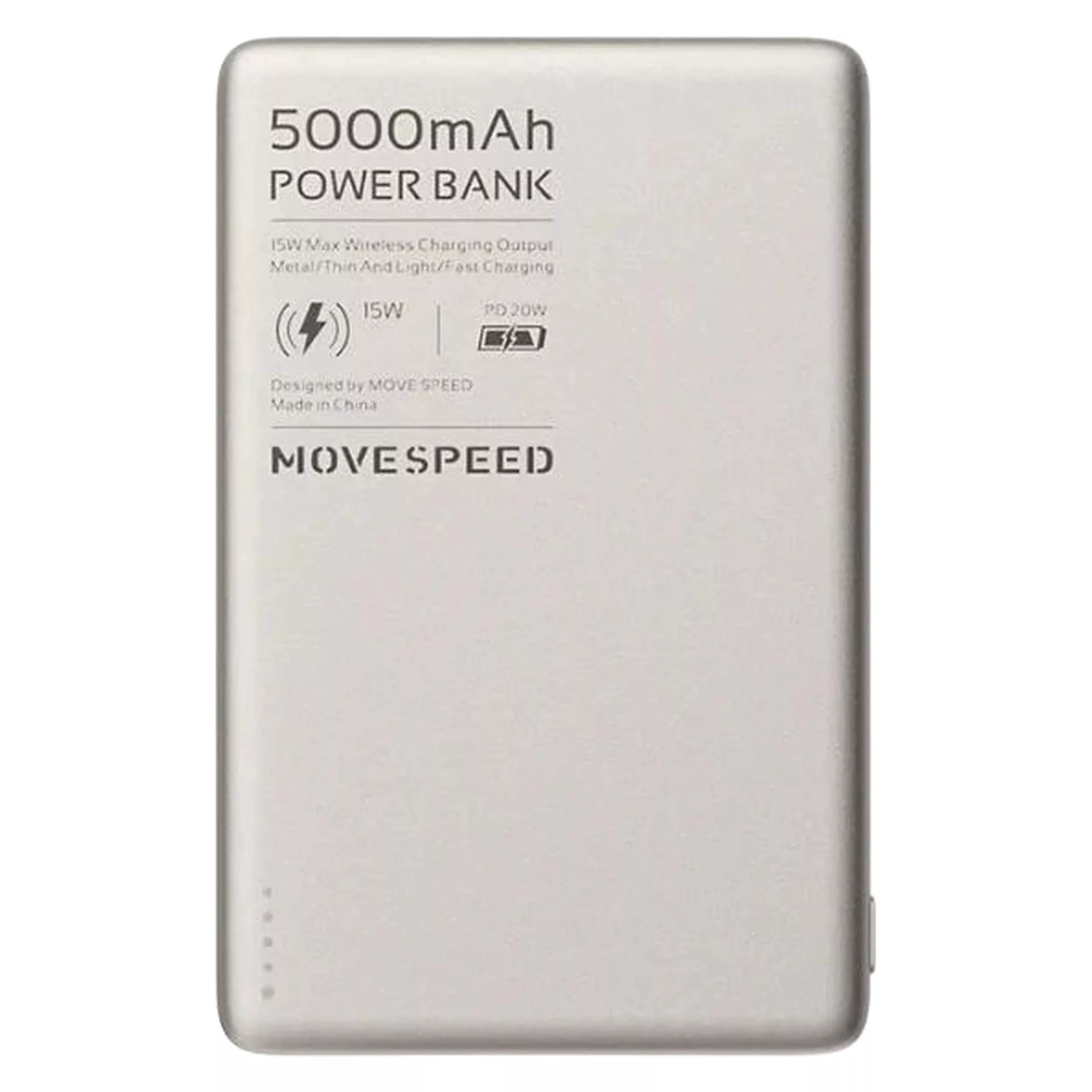 پاوربانک موو اسپید مدل s05 ظرفیت 5000 میلی آمپر ساعت