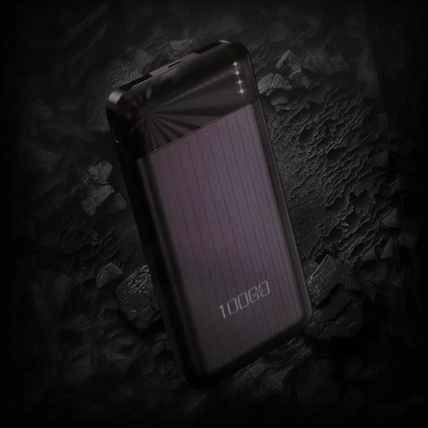 پاوربانک مدل 2.1A ظرفیت 10000 میلی آمپرساعت به همراه کابل تبدیل microUSB