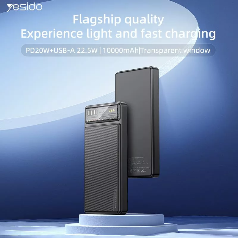 پاوربانک یسیدو مدل YP53 ظرفیت 10000 میلی آمپر ساعت