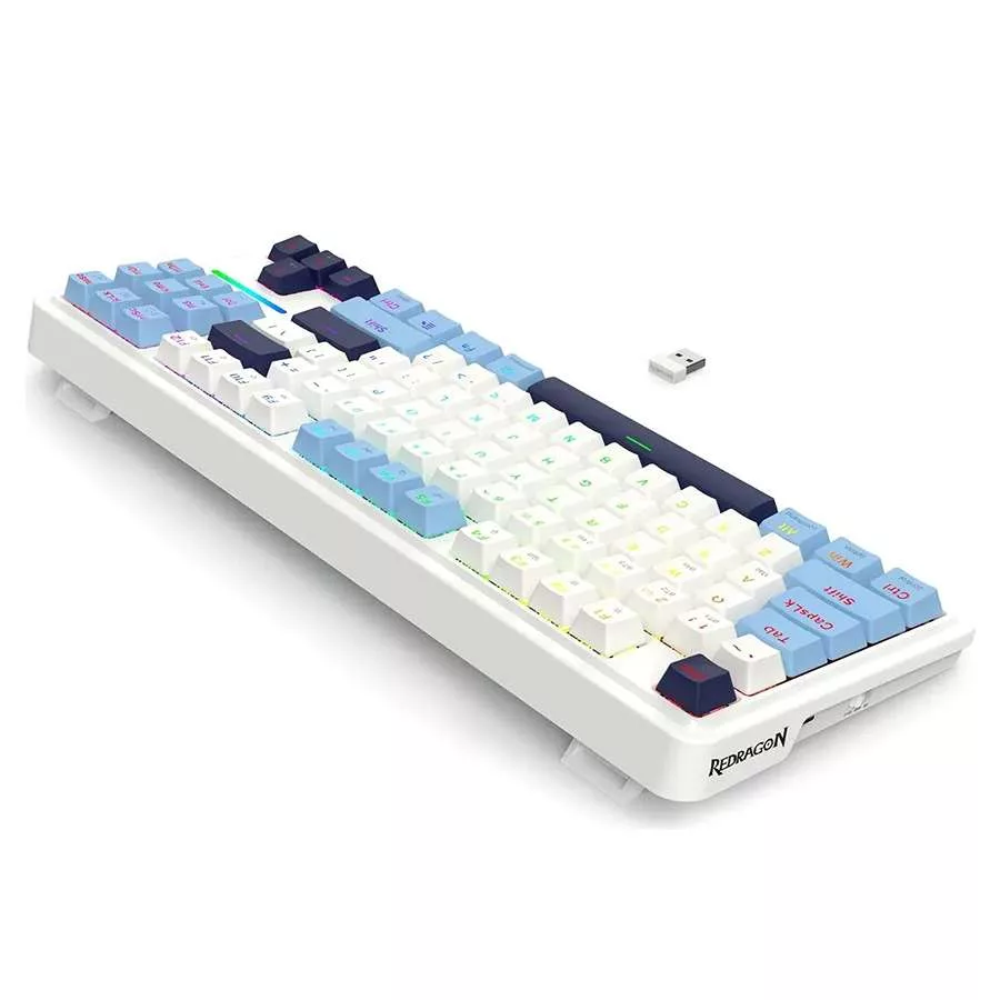 کیبورد گیمینگ ردراگون مدل K728WBB PRO RGB