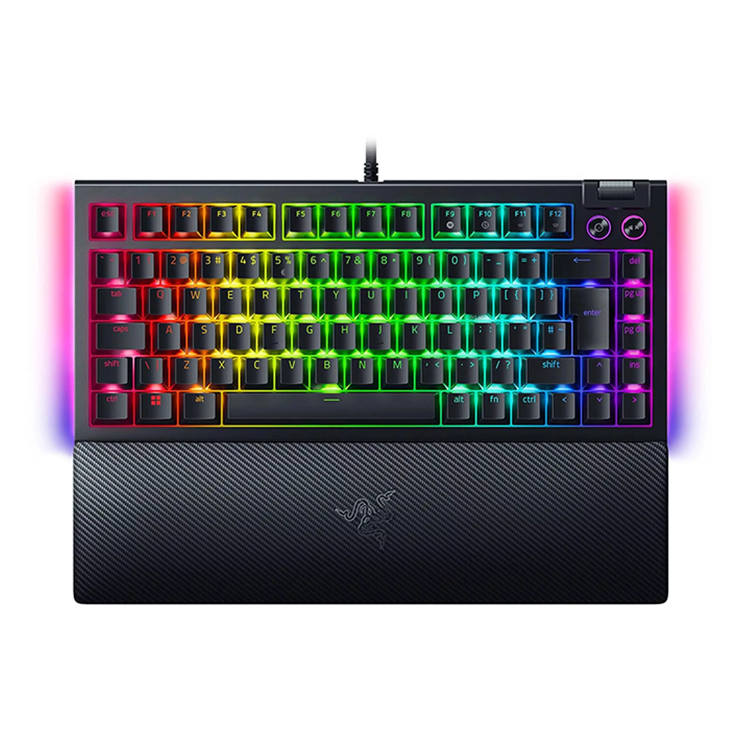 کیبورد مخصوص بازی ریزر مدل RAZER BLACKWIDOW V4 75% کیبورد مخصوص بازی ریزر مدل RAZER BLACKWIDOW V4 75%
