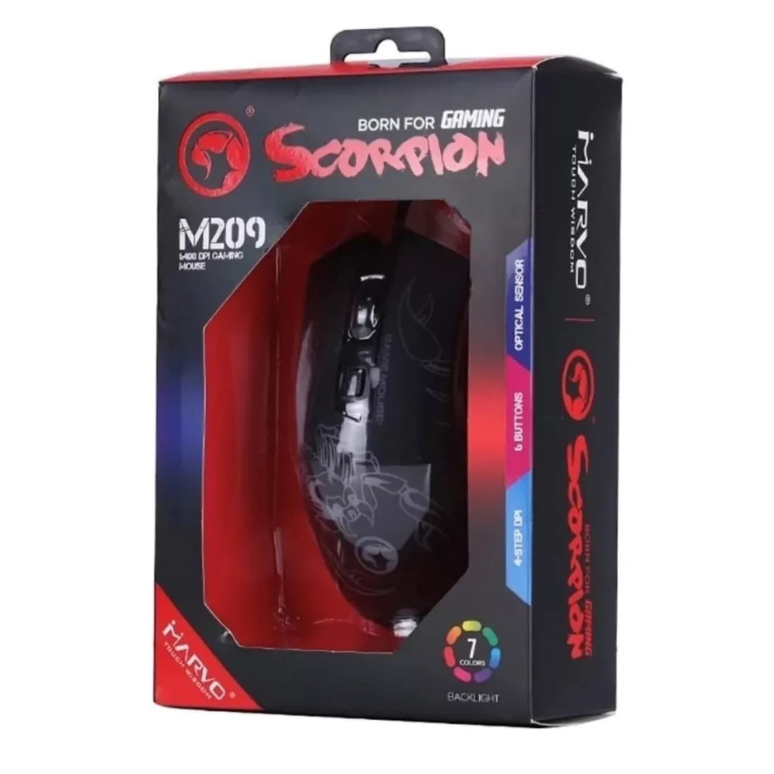 ماوس ماروو اسکورپیون مدل Marvo M209
