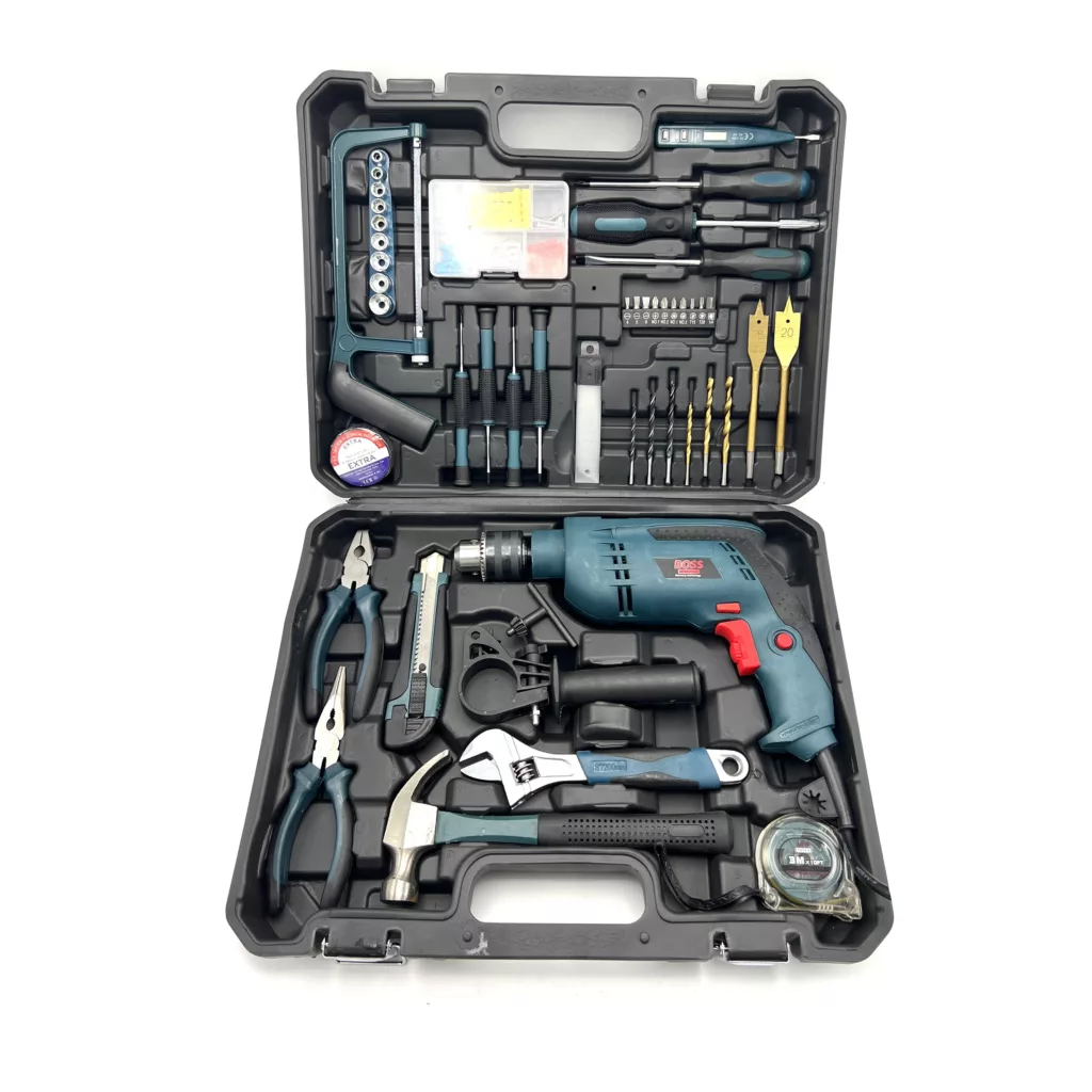 مجموعه 48 عددی دریل چکشی باس مدل BS617