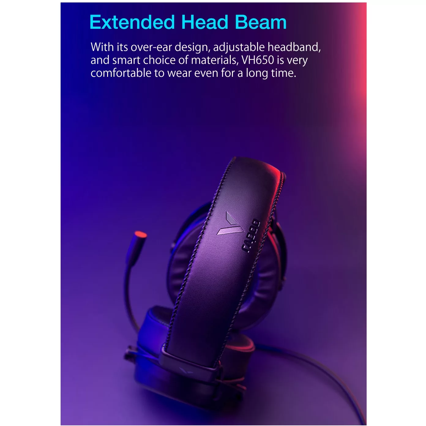 هدست مخصوص بازی رپو مدل  VH650 RGB 7.1 Channel