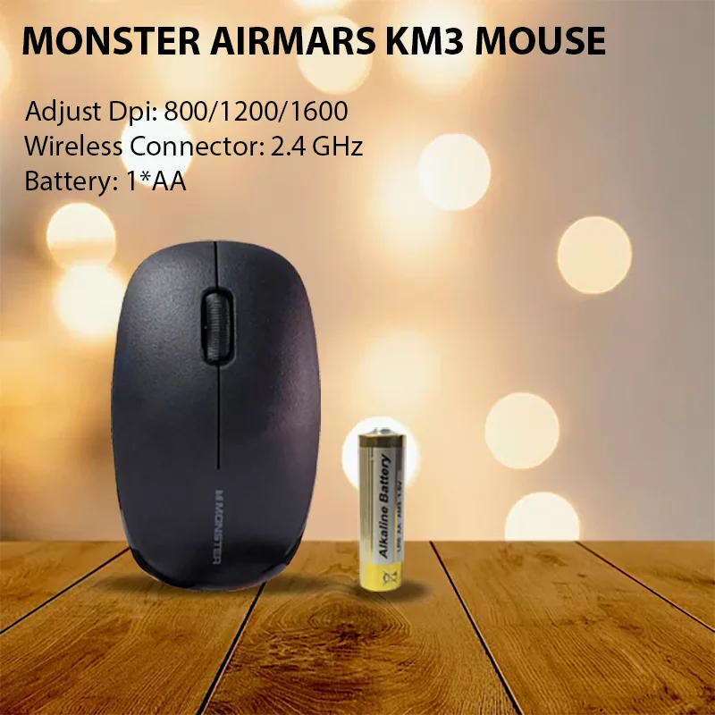 ماوس بی سیم مانستر مدل KM3