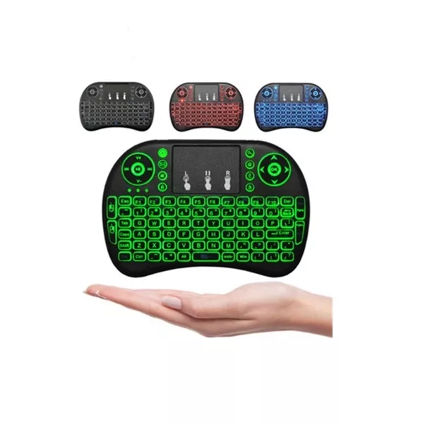 مینی کیبورد بی سیم همراه با تاچ پد مدل i8-fa