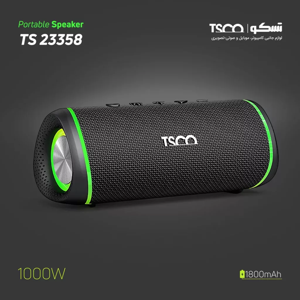 اسپیکر بلوتوثی قابل حمل تسکو مدل TS 23358