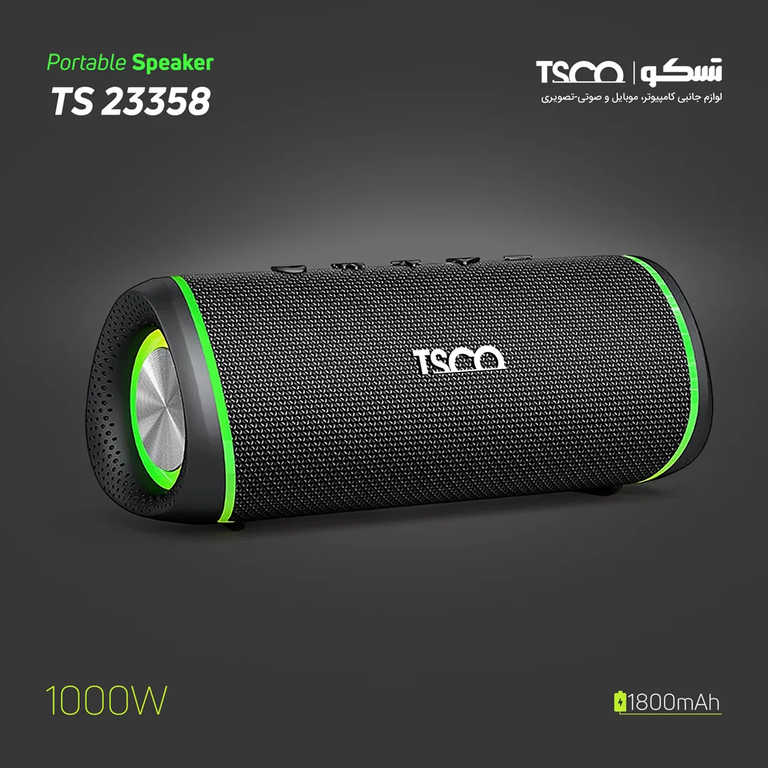 اسپیکر بلوتوثی قابل حمل تسکو مدل TS 23358