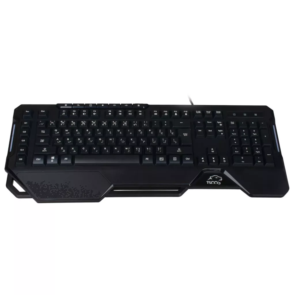 کیبورد گیمینگ تسکو مدل GK 8126، سوییچ ممبران، Full-Size، نورپردازی RGB