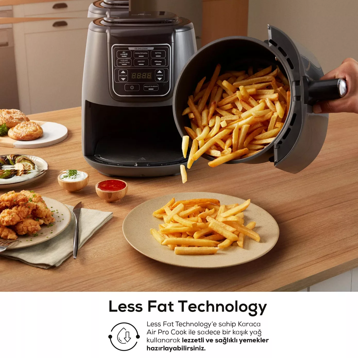 هواپز 4 لیتری کاراجا مدل Air Pro Cook 3 in 1 XL