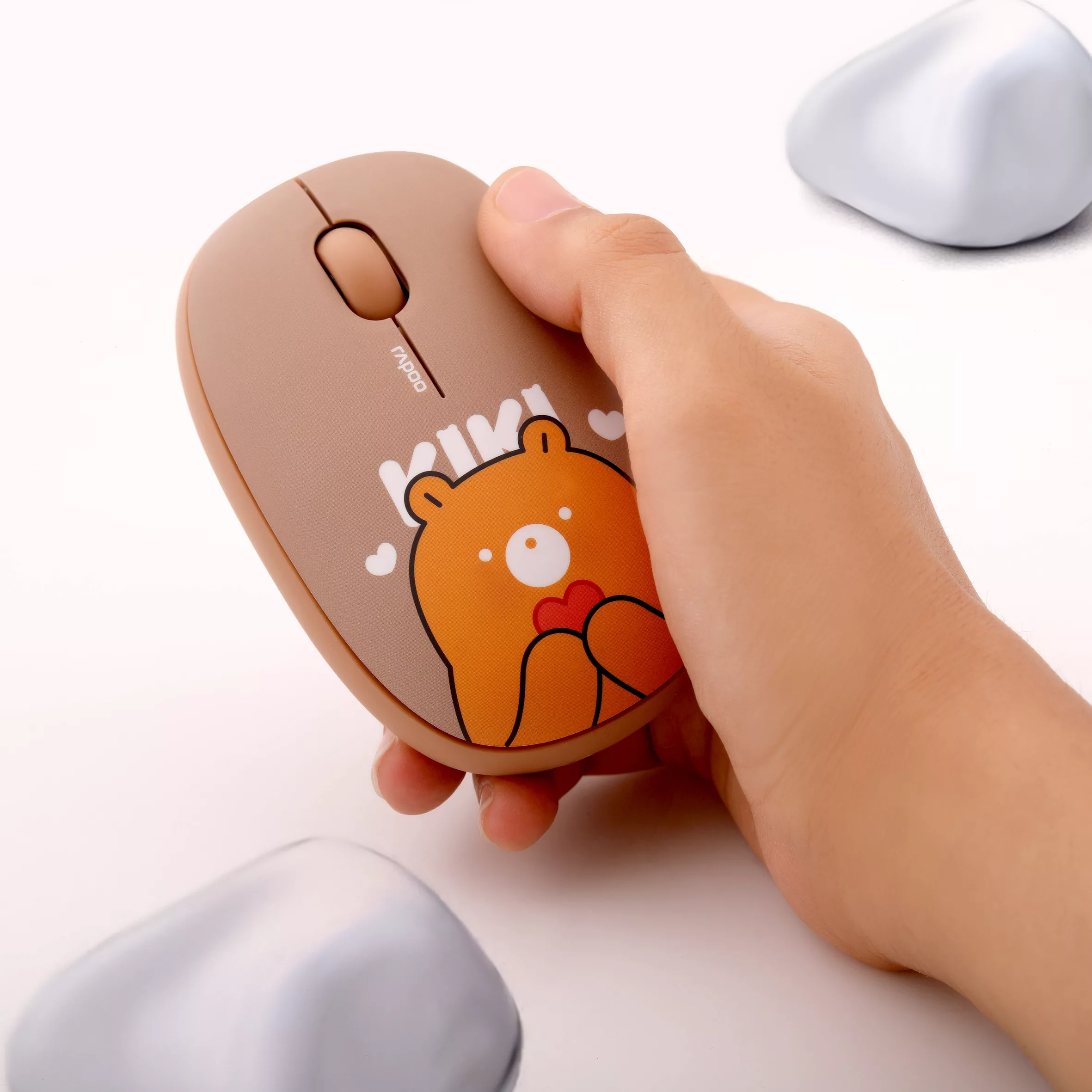 ماوس بی سیم رپو مدل M650 Silent طرحKIKI