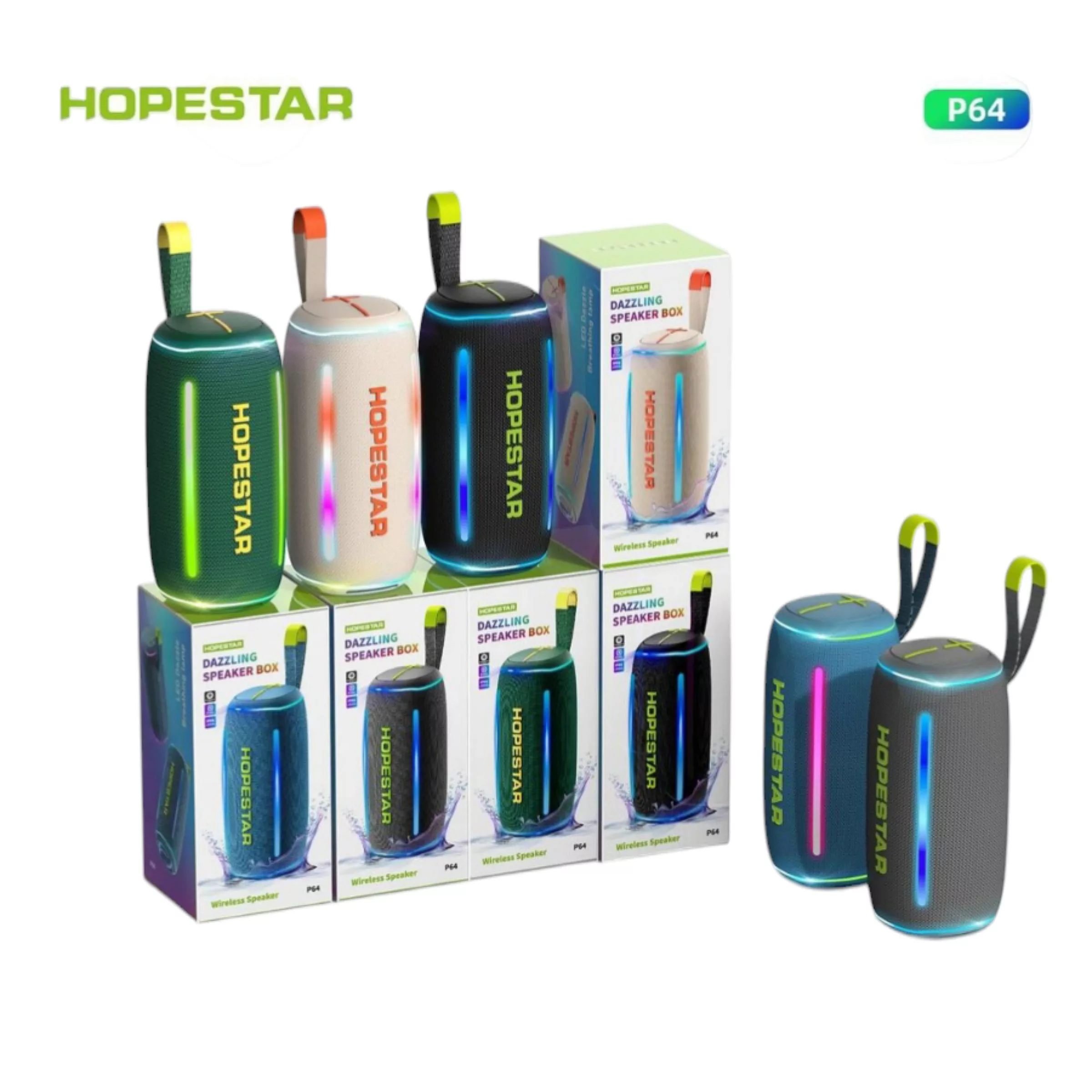 اسپیکر بلوتوثی قابل حمل هوپ استار مدل P64