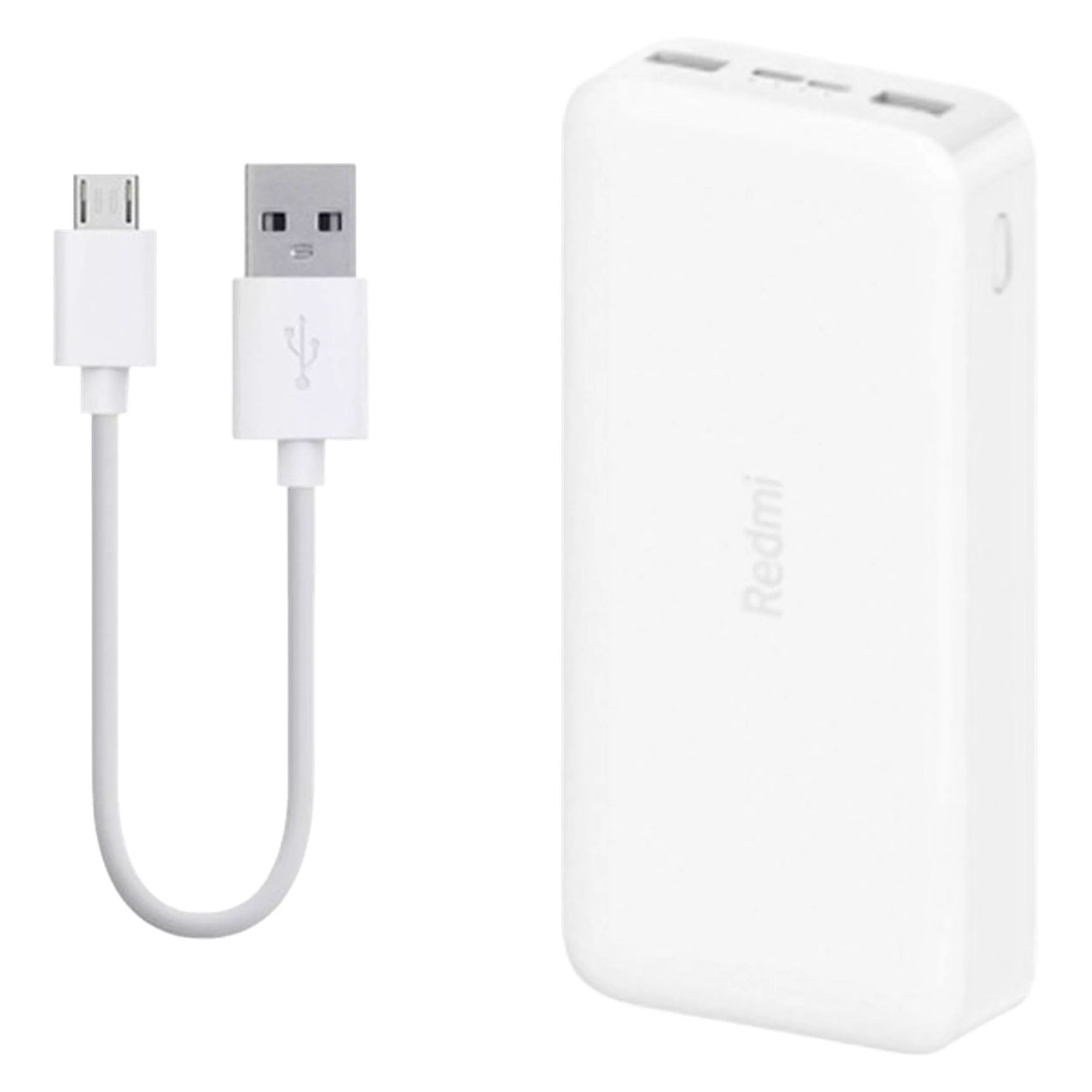 پاوربانک مدل Redmi PB200LZM ظرفیت 20000 میلی آمپر ساعت به همراه کابل تبدیل