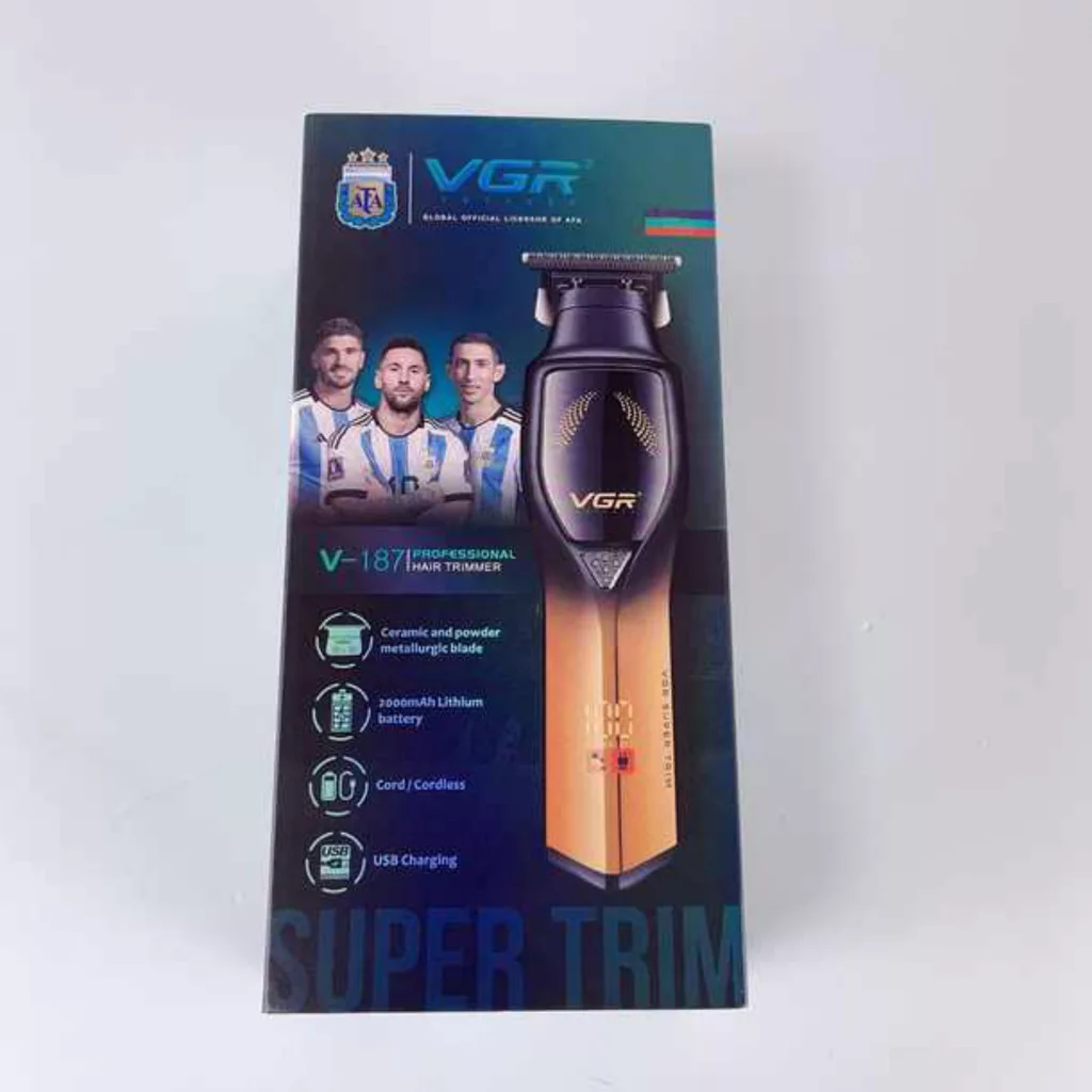 ماشین اصلاح موی سر و صورت وی جی ار مدل v-187