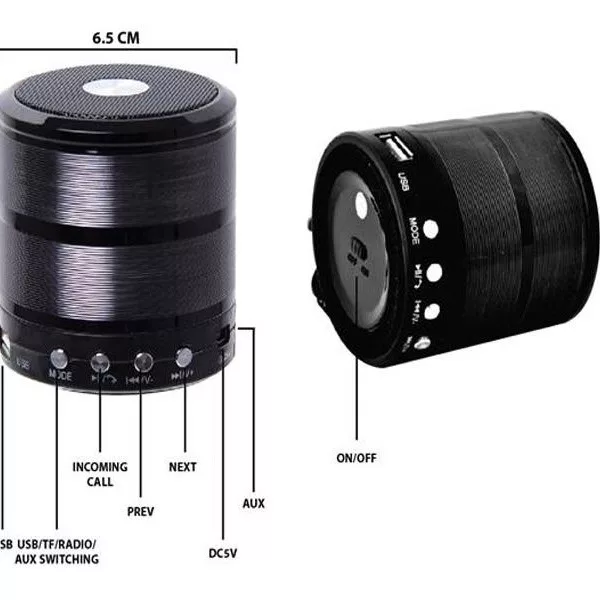 اسپیکر بلوتوثی مدل ws_887 MINI speaker