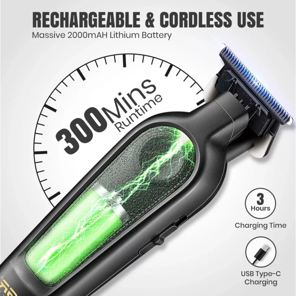 ماشین اصلاح موی سر و صورت شارژی وی جی ار مدل 995