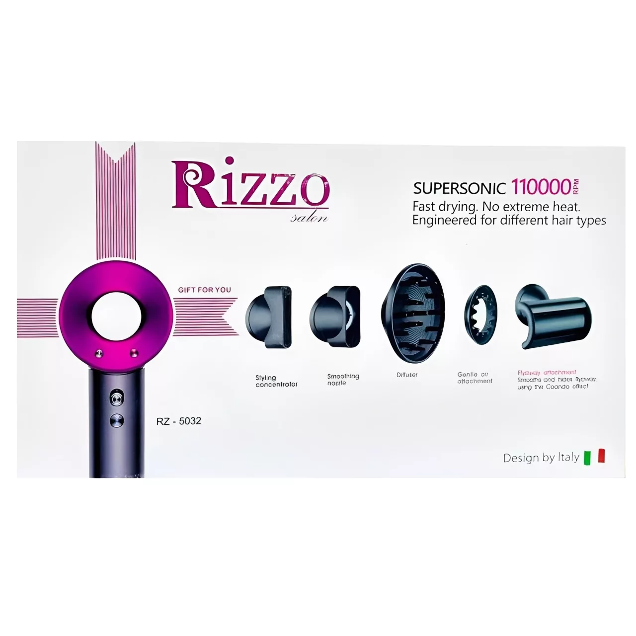 سشوار 1600 وات رایزو مدل 5032