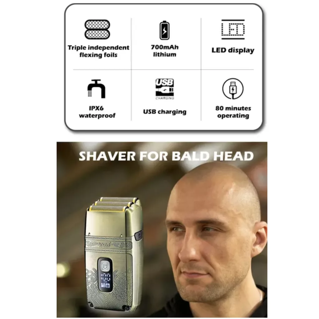 ماشین اصلاح موی سر و صورت وی جی ار مدل V-335