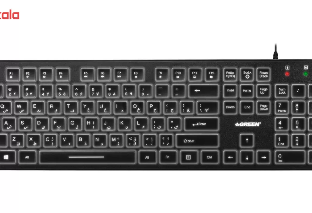 کیبورد گرین مدل GK401 باحروف فارسی