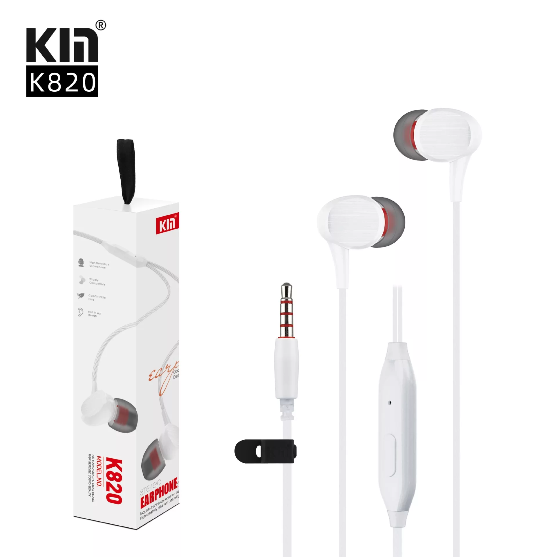 هندزفری با سیم کین مدل k820