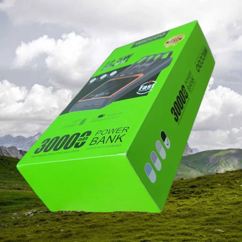 پاوربانک مدل WICCoo___22.5W ظرفیت 30000 میلی آمپر ساعت