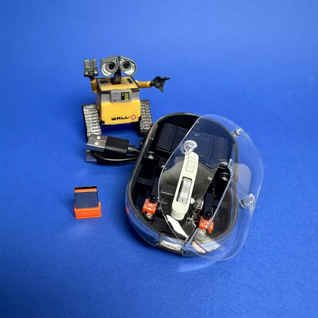 ماوس بی سیم گرین لاین مدل  Transparent Mouse Lite GL-RM6