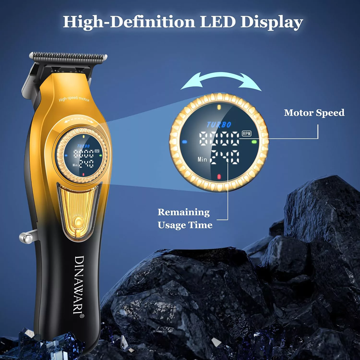 ماشین اصلاح موی سر و صورت شارژی دیناواری مدل D-167