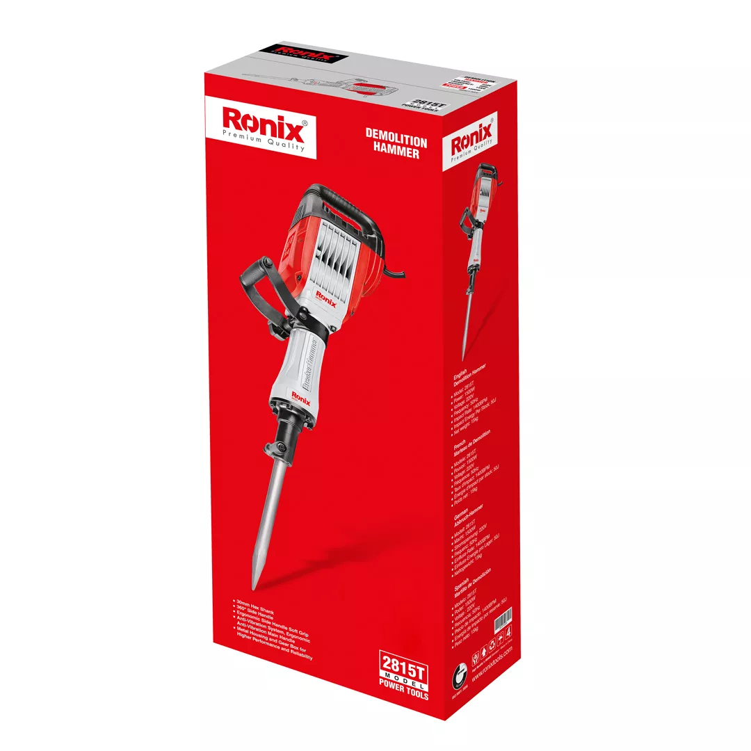 چکش تخریب رونیکس مدل 15 کیلوگرمی تاپ لاین 2815T