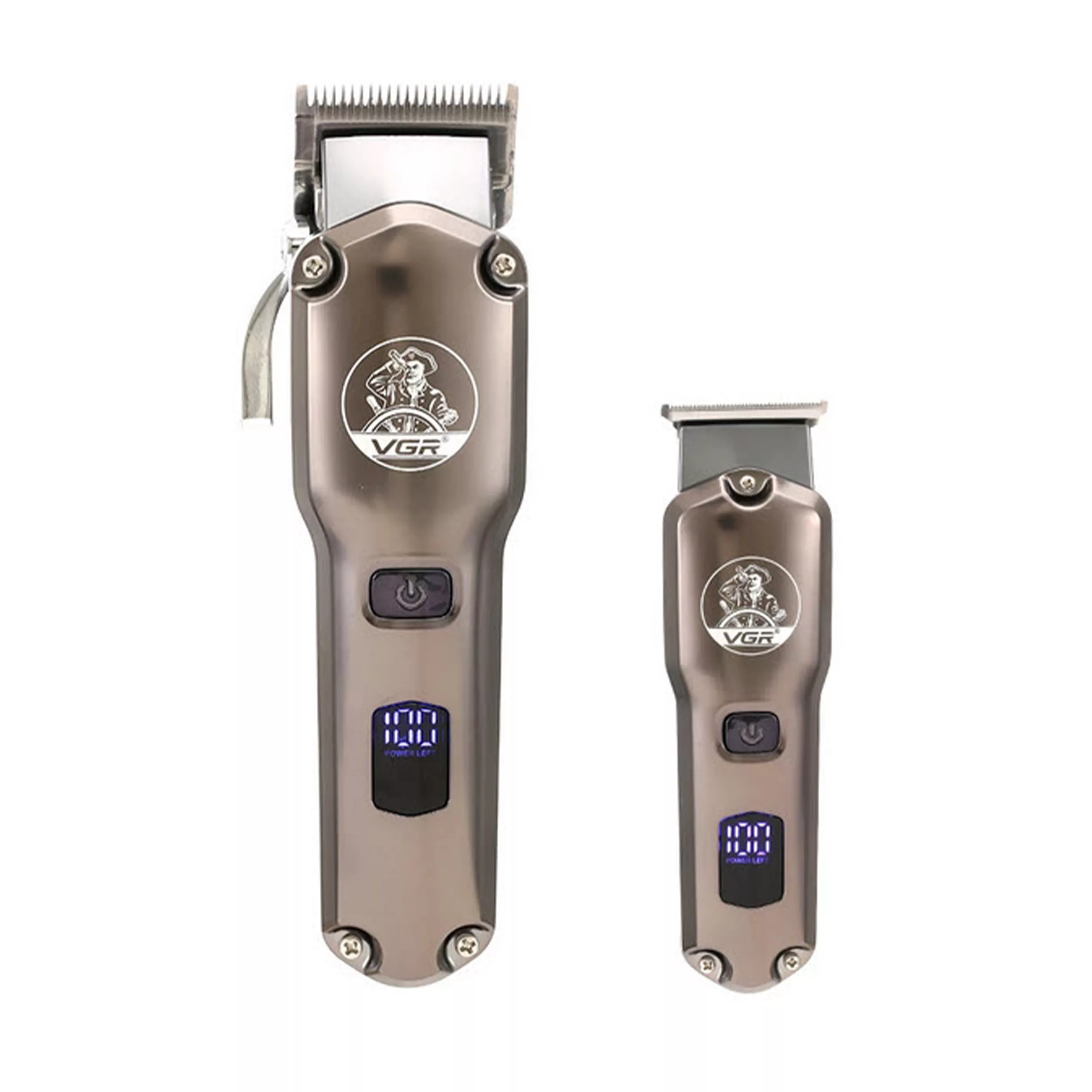 ماشین اصلاح موی سر و صورت وی جی ار مدل V-675 مجموعه 2 عددی ماشین اصلاح موی سر و صورت وی جی ار مدل V-675 مجموعه 2 عددی