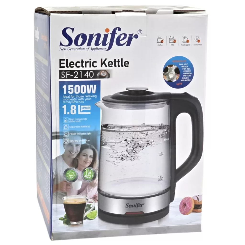 کتری برقی سونیفر مدل SF-2140 گنجایش 1.8 لیتر
